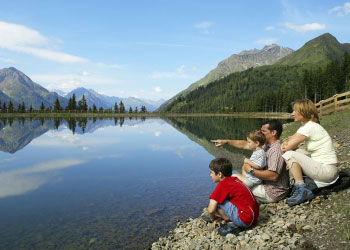 sommer badesee unterkunft kappl paznaun ischgl
